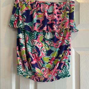 Lilly Pulitzer Strapless Top